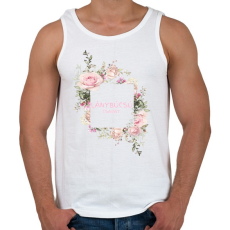 PRINTFASHION Lánybúcsú csapat - Férfi atléta - Fehér