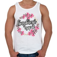 PRINTFASHION Lánybúcsú csapat - Férfi atléta - Fehér