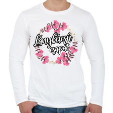 PRINTFASHION Lánybúcsú csapat - Férfi hosszú ujjú póló - Fehér férfi póló