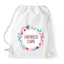 PRINTFASHION Lánybúcsú csapat - Sportzsák, Tornazsák - Fehér tornazsák