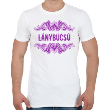 PRINTFASHION Lánybúcsú - Férfi póló - Fehér férfi póló