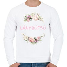 PRINTFASHION Lánybúcsú - Férfi pulóver - Fehér férfi pulóver, kardigán