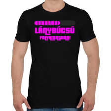 PRINTFASHION Lánybúcsú folyamatban - Férfi póló - Fekete férfi póló