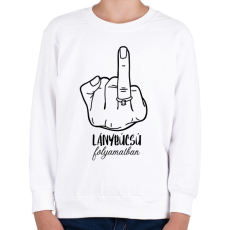 PRINTFASHION Lánybúcsú folyamatban - lánybúcsús póló a csapatnak - Gyerek pulóver - Fehér