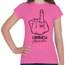 PRINTFASHION Lánybúcsú folyamatban - lánybúcsús póló a csapatnak - Női póló - Rózsaszín női póló