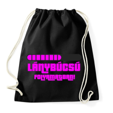 PRINTFASHION Lánybúcsú folyamatban - Sportzsák, Tornazsák - Fekete tornazsák