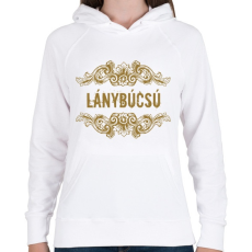 PRINTFASHION Lánybúcsú - Női kapucnis pulóver - Fehér