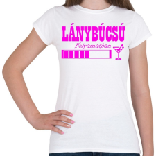 PRINTFASHION Lánybúcsú  - Női póló - Fehér női póló