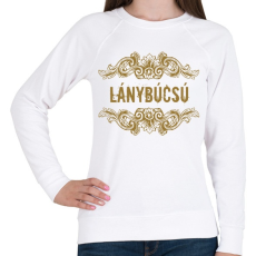 PRINTFASHION Lánybúcsú - Női pulóver - Fehér