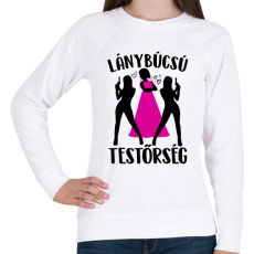 PRINTFASHION Lánybúcsú testőrség - Női pulóver - Fehér