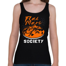 PRINTFASHION Lapos Mars elmélet - Női atléta - Fekete