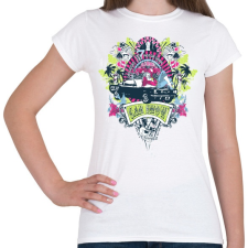 PRINTFASHION Las Vegas-i Autószalon - Női póló - Fehér női póló
