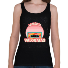 PRINTFASHION lassuzos - Női atléta - Fekete
