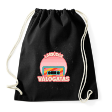 PRINTFASHION lassuzos - Sportzsák, Tornazsák - Fekete tornazsák