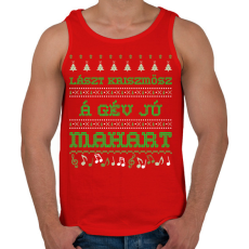 PRINTFASHION LAST CHRISTMAS 4 - Férfi atléta - Piros