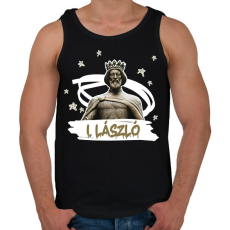 PRINTFASHION László király - Férfi atléta - Fekete