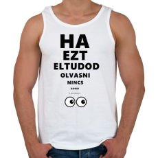 PRINTFASHION LÁTÁS TESZT - Férfi atléta - Fehér