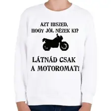 PRINTFASHION LÁTNÁD4 - Gyerek pulóver - Fehér gyerek pulóver, kardigán