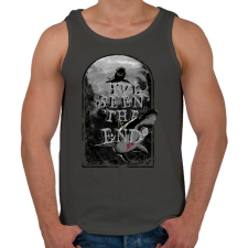 PRINTFASHION Látod a végét - Férfi atléta - Sötétszürke atléta, trikó