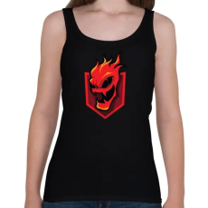PRINTFASHION Lava - Női atléta - Fekete