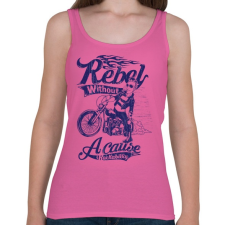 PRINTFASHION Lázadó - Női atléta - Rózsaszín női trikó