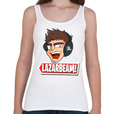 PRINTFASHION lazarbeam - Női atléta - Fehér női trikó