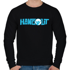 PRINTFASHION Lazulás - Férfi pulóver - Fekete férfi pulóver, kardigán