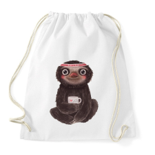 PRINTFASHION Lazy - Sportzsák, Tornazsák - Fehér tornazsák