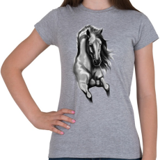 PRINTFASHION leader - Női póló - Sport szürke