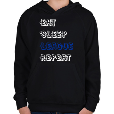 PRINTFASHION League of Legends 02 - Gyerek kapucnis pulóver - Fekete