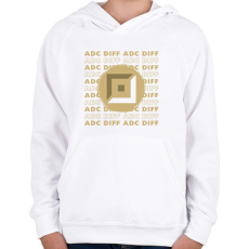 PRINTFASHION League of Legends - ADC DIFF - Gyerek kapucnis pulóver - Fehér
