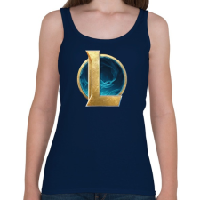 PRINTFASHION League of legends - Női atléta - Sötétkék női trikó
