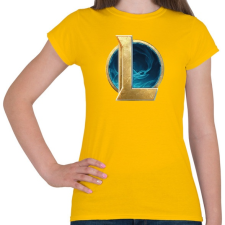 PRINTFASHION League of legends - Női póló - Sárga női póló