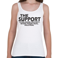 PRINTFASHION League of legends Support main - Női atléta - Fehér