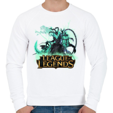 PRINTFASHION league of legends Thresh - Férfi pulóver - Fehér férfi pulóver, kardigán