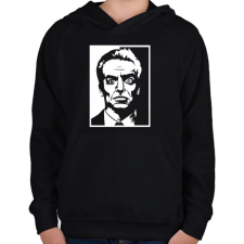 PRINTFASHION lealand palmer - Gyerek kapucnis pulóver - Fekete gyerek pulóver, kardigán