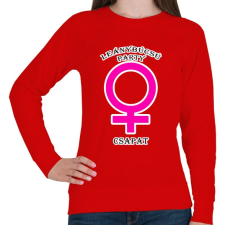 PRINTFASHION Leánybúcsú PCS - Női pulóver - Piros női pulóver, kardigán