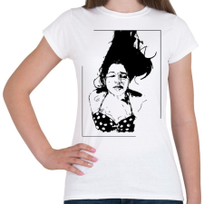 PRINTFASHION Lebegés - Női póló - Fehér női póló