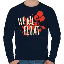 PRINTFASHION Lebegünk! - Férfi pulóver - Sötétkék férfi pulóver, kardigán