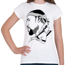 PRINTFASHION Lebron James - Női póló - Fehér női póló