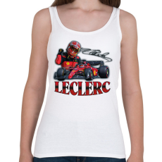 PRINTFASHION Leclerc F1 - Női atléta - Fehér