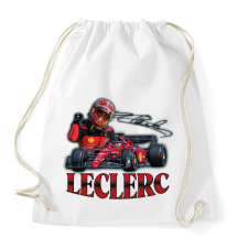 PRINTFASHION Leclerc F1 - Sportzsák, Tornazsák - Fehér tornazsák