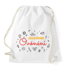 PRINTFASHION Legcukibb Óvónéni - Sportzsák, Tornazsák - Fehér tornazsák