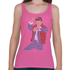 PRINTFASHION Légdeszkás - Női atléta - Rózsaszín