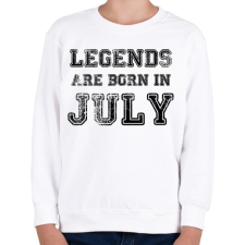 PRINTFASHION Legend are born in.  - Gyerek pulóver - Fehér gyerek pulóver, kardigán