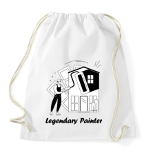 PRINTFASHION Legendary Painter - Sportzsák, Tornazsák - Fehér tornazsák