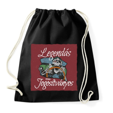 PRINTFASHION Legendás friss jogosítványos - Sportzsák, Tornazsák - Fekete tornazsák