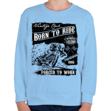 PRINTFASHION Legendás motorok - Gyerek pulóver - Világoskék gyerek pulóver, kardigán