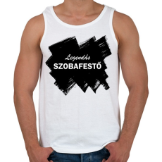 PRINTFASHION Legendás szobafestő - Férfi atléta - Fehér