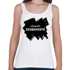 PRINTFASHION Legendás szobafestő - Női atléta - Fehér női trikó